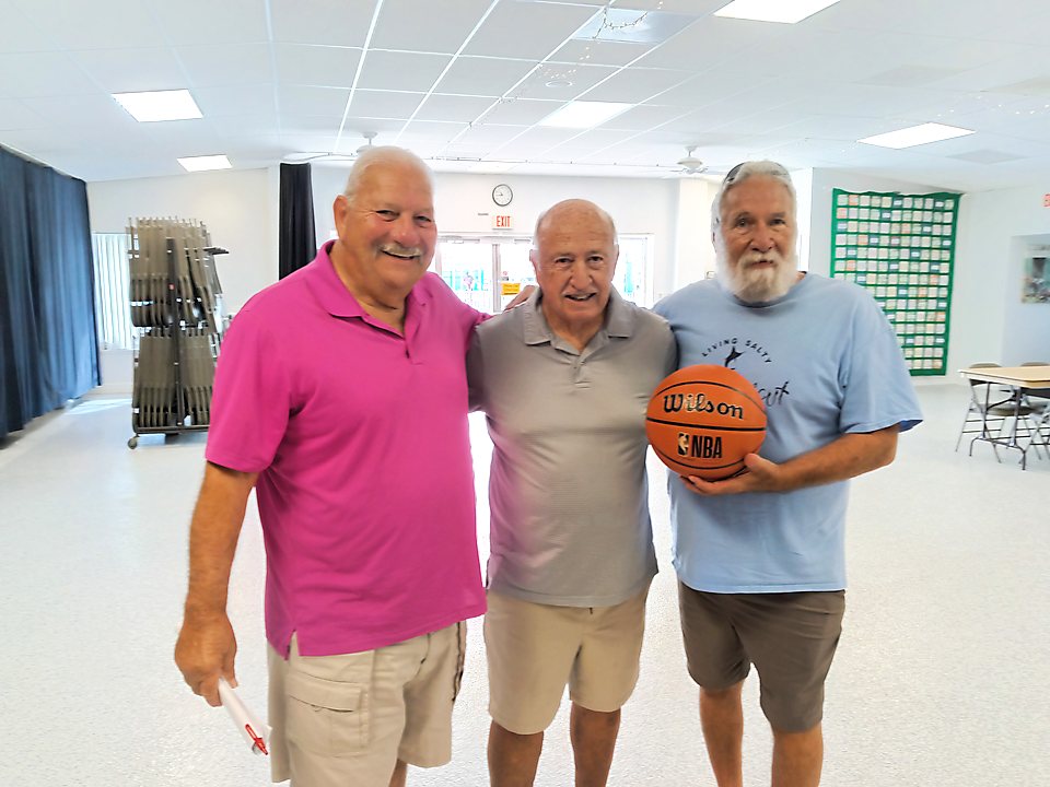 ESC recieives doanted basketball!